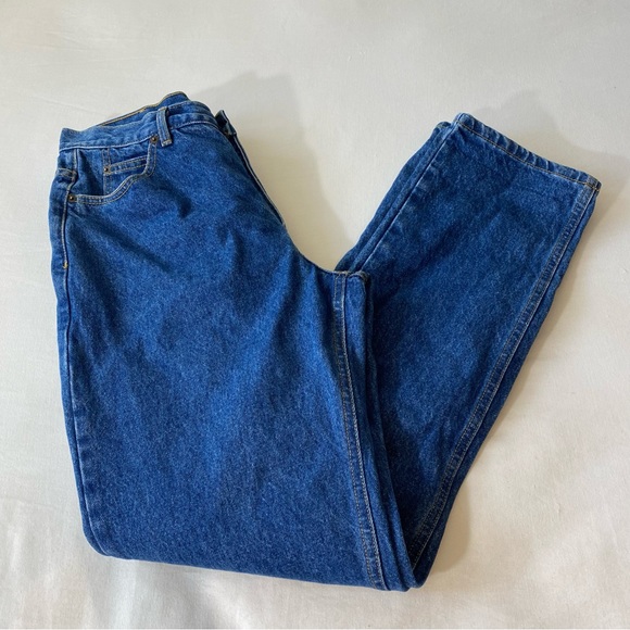 Calvin Klein Denim - Vintage Calvin Klein Jeans women 14 high waisted straight leg baggy Union Tag